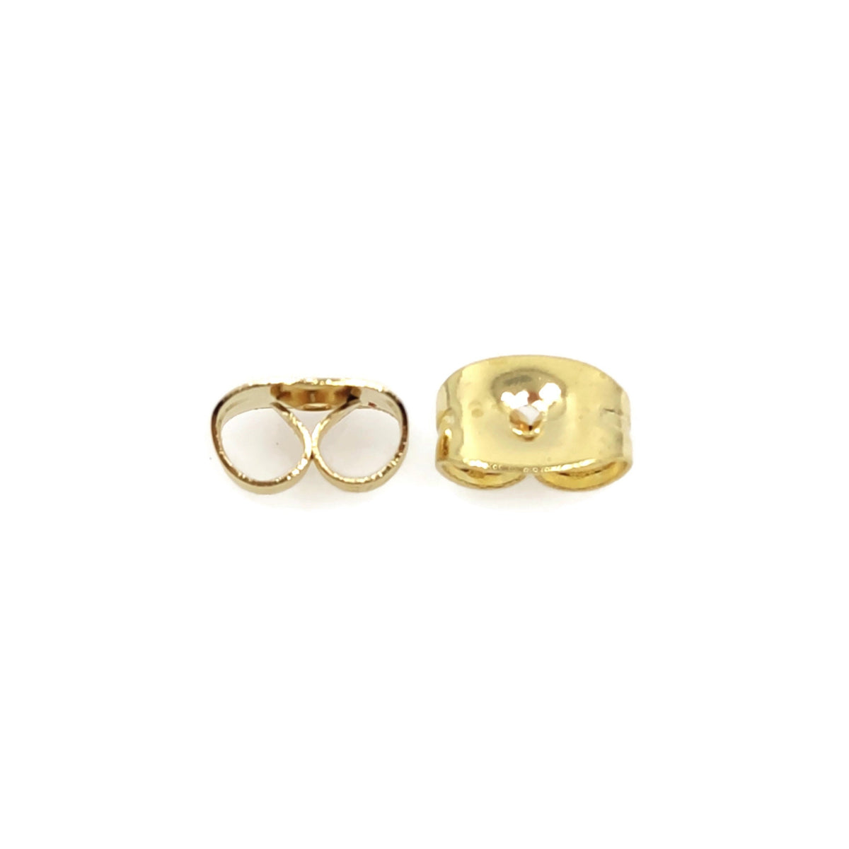500pcs(250pairs) Surgical 316L Gold Plated Stainless Steel Butterfly Clasp Earring Backs Pierce Earring Nut