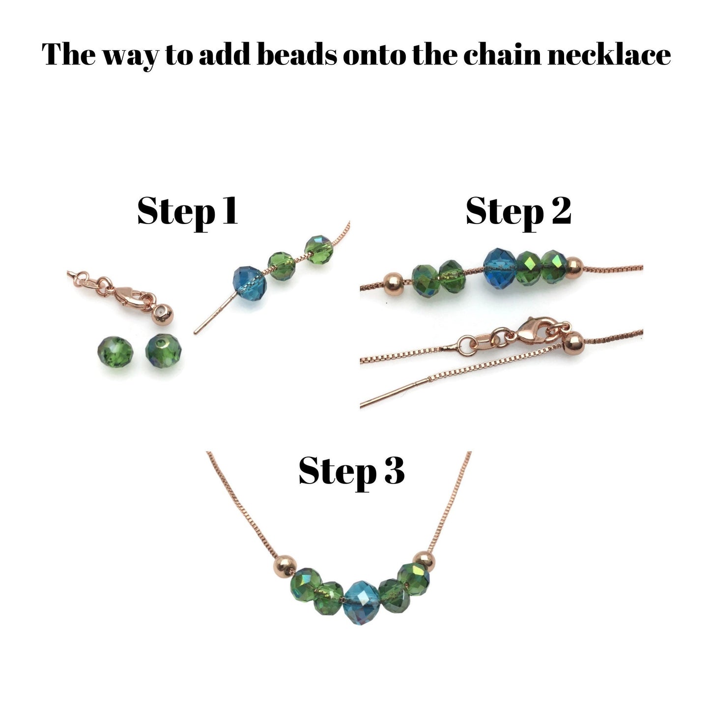 Bulk 50pcs Brass Slider Stopper Clasp Bead Findings For Adjustable Function on Dainty Necklace Bracelet and Connecting Charms with jump ring