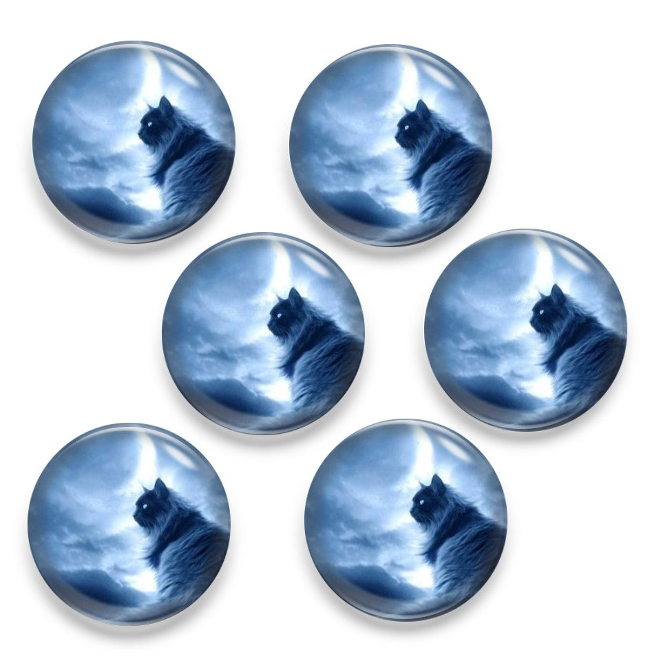 25mm Glass Cabochon, Glass Dome for Jewelry and Pendant Making Group A
