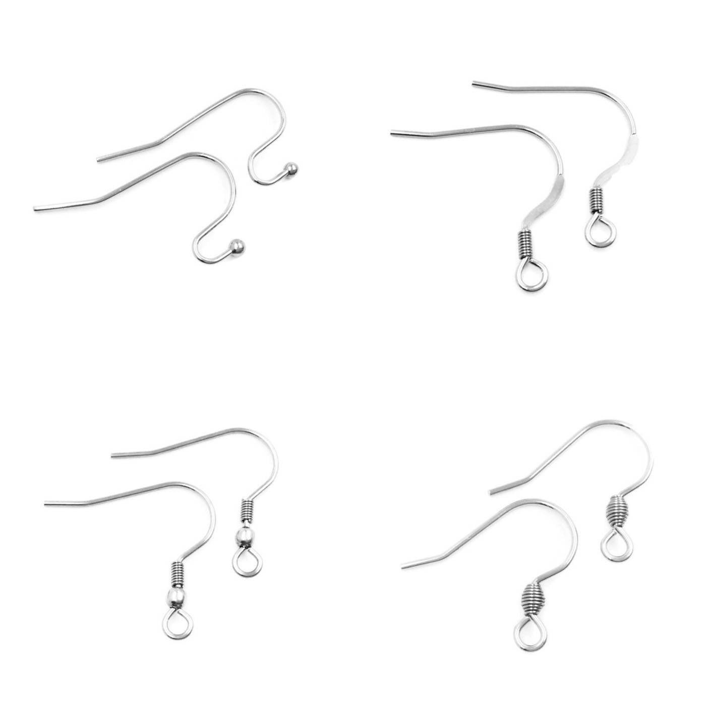 Surgical 316L Stainless Steel Hypo-Allergenic French Ear Wire You Pick