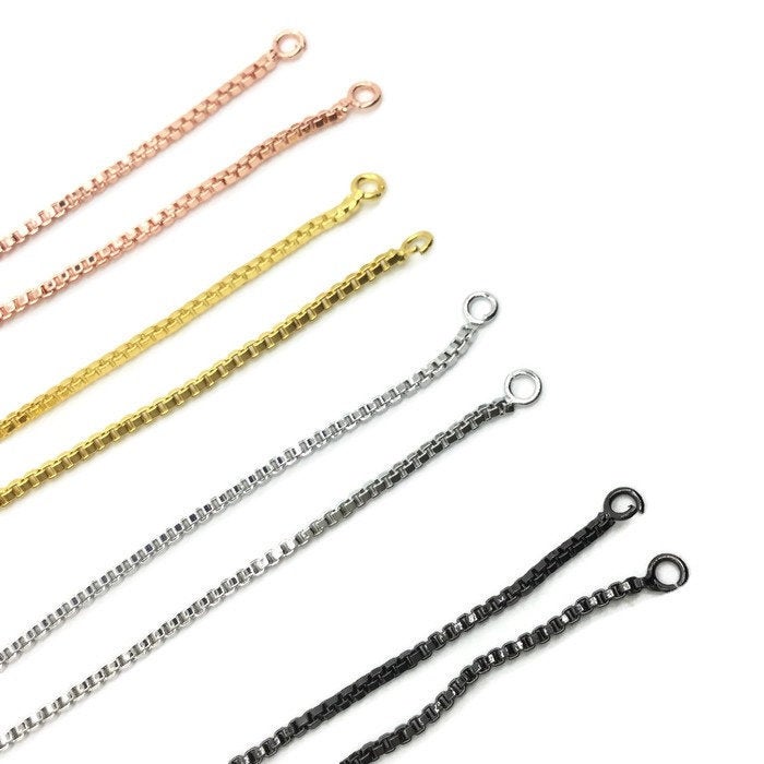 Bolo Bracelet Adjustable Brass High Quality Plated Box Chain Slider Clasp Stone Charm Dangling Semi Finished