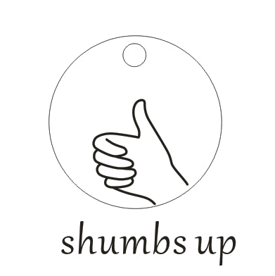 Hand Gestures Necklace Simple Disk Sign Language ASL Pendant Necklace For Sister Daughter Best Friends Necklaces 12mm Disc