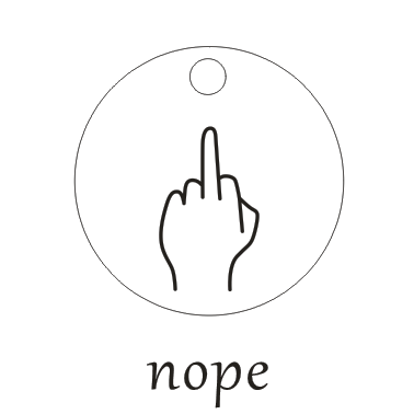 Hand Gestures Necklace Simple Disk Sign Language ASL Pendant Necklace For Sister Daughter Best Friends Necklaces 12mm Disc