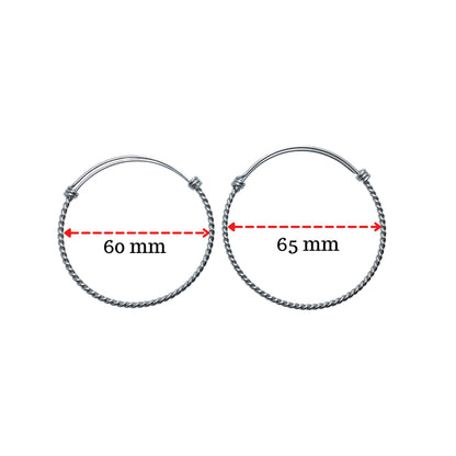 Bulk 50pcs Stainless Steel Adjustable Twist Wire Cable Blank Bangle Bracelet, 60mm 65mm Waterproof Stackable Bangles Wholesale