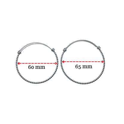 10 pcs Stainless Steel Adjustable Twist Wire Cable Blank Bangle Bracelet, 60mm 65mm Waterproof Stackable Bangles Wholesale