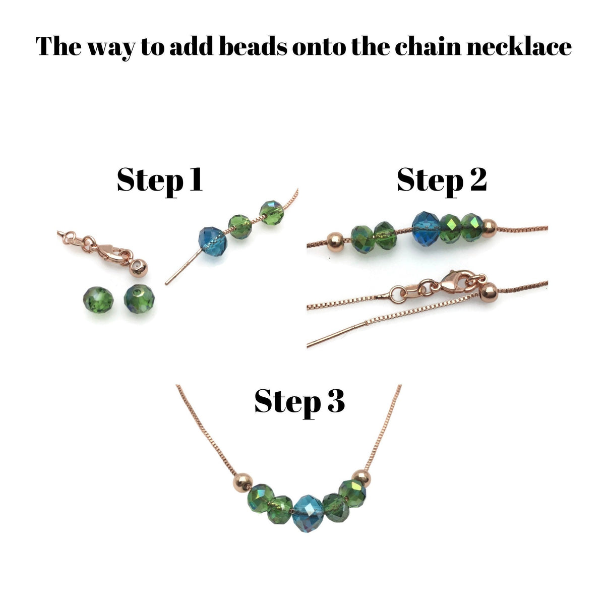 Bulk 50pcs Brass Slider Stopper Clasp Bead Findings For Adjustable Function on Dainty Necklace Bracelet and Connecting Charms with jump ring