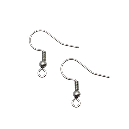 Stainless Steel Surgical 316L Hypo-Allergenic French Ear Wire DIY Earring Jewelry Findings You Pick Style