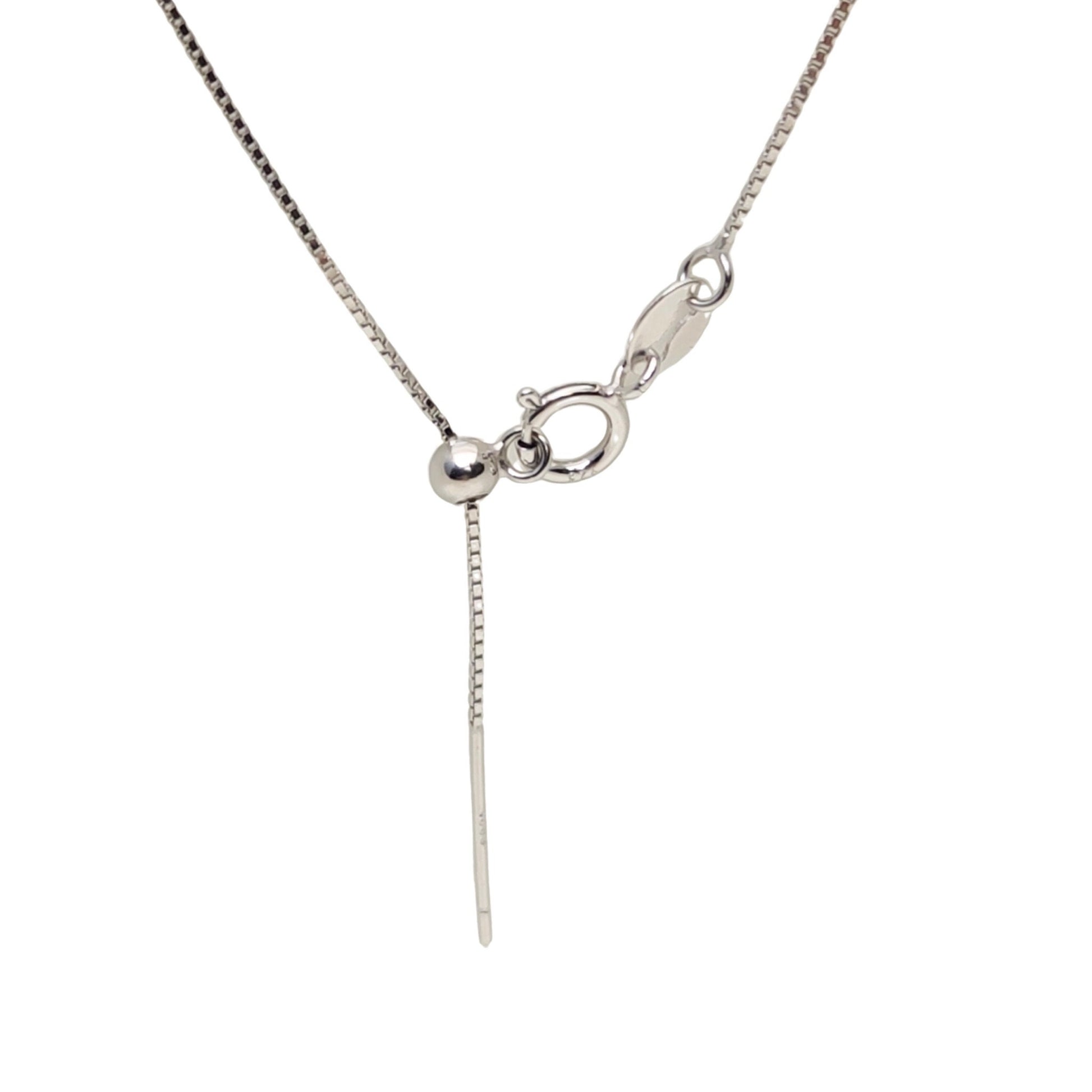 Solid 925 Sterling Silver Adjustable Box Chain Necklace with Pin End for Adding Beads, Tarnish Resistant Slider Chain Wholesale