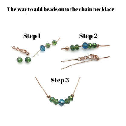 Solid 925 Sterling Silver Adjustable Cable Chain Necklace with Pin End for Adding Beads, Tarnish Resistant Slider Chain Wholesale