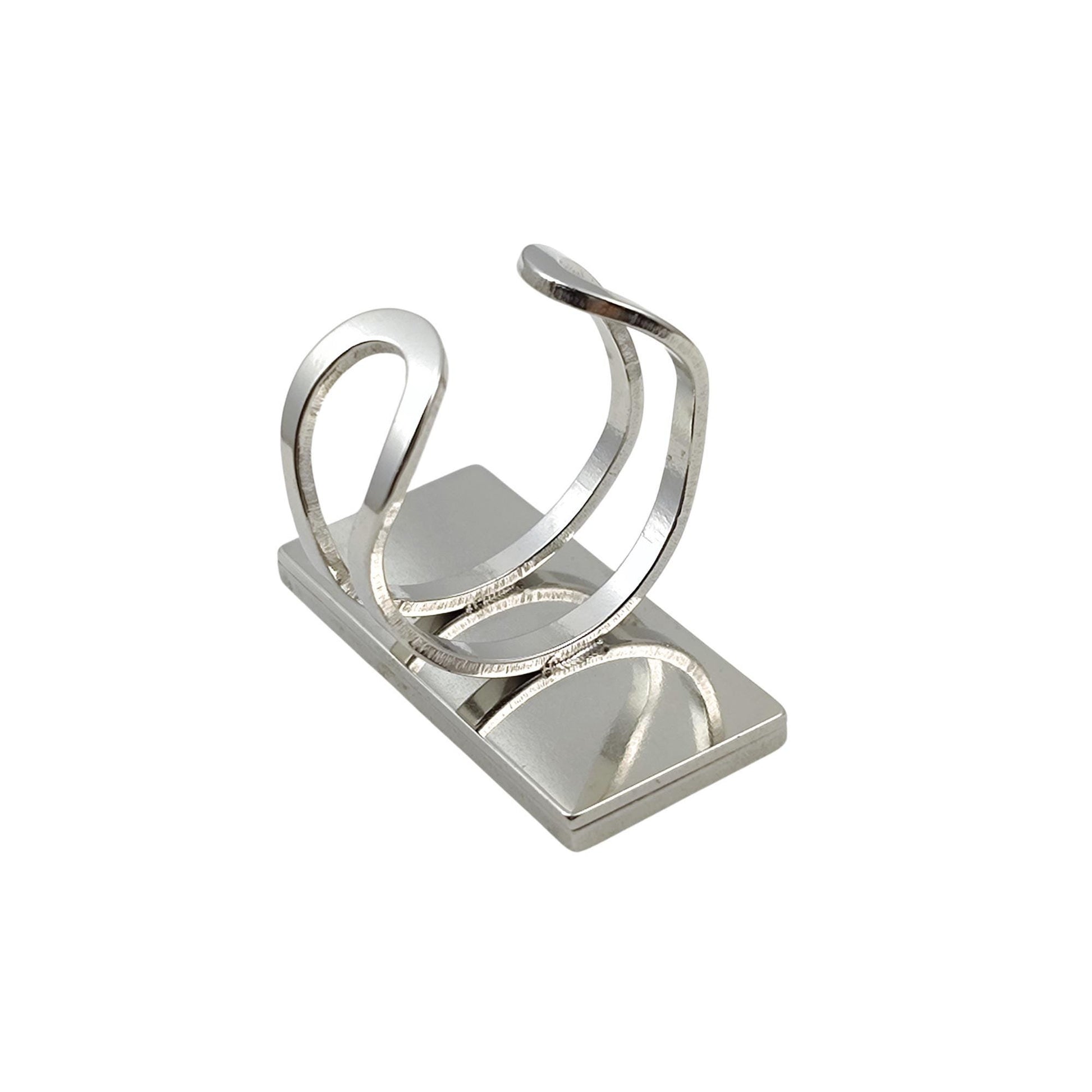 10pcs Stainless Steel 316L Rectangular Thick Rim Ring Bezel Setting Blanks DIY Adjustable Finger Ring Base Cabochon Jewelry Findings 10x25mm