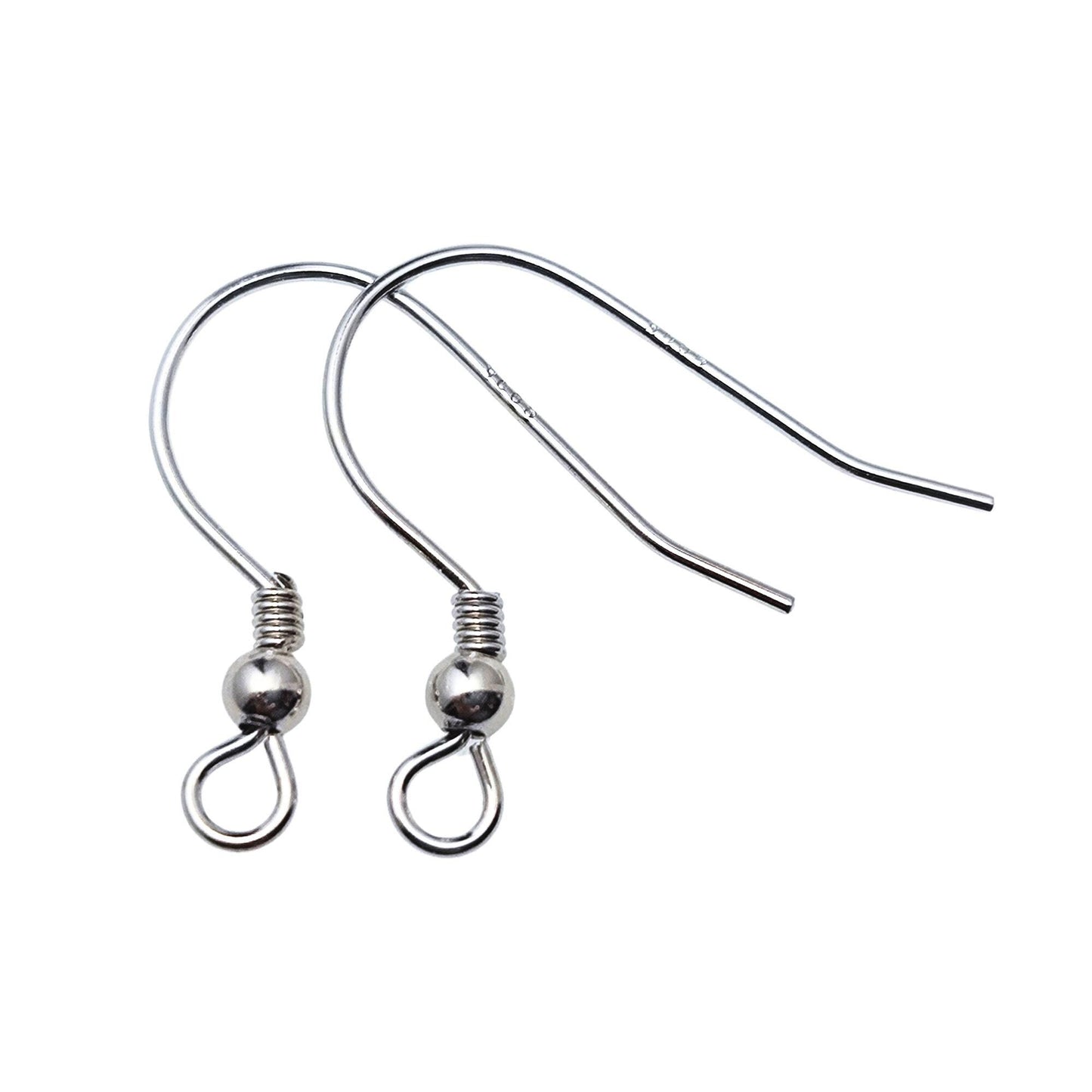 925 Sterling Silver Earring Hook French Wire Earring Findings Hook Ear Wire Earrings Jewelry Making Earrings Findings Supply