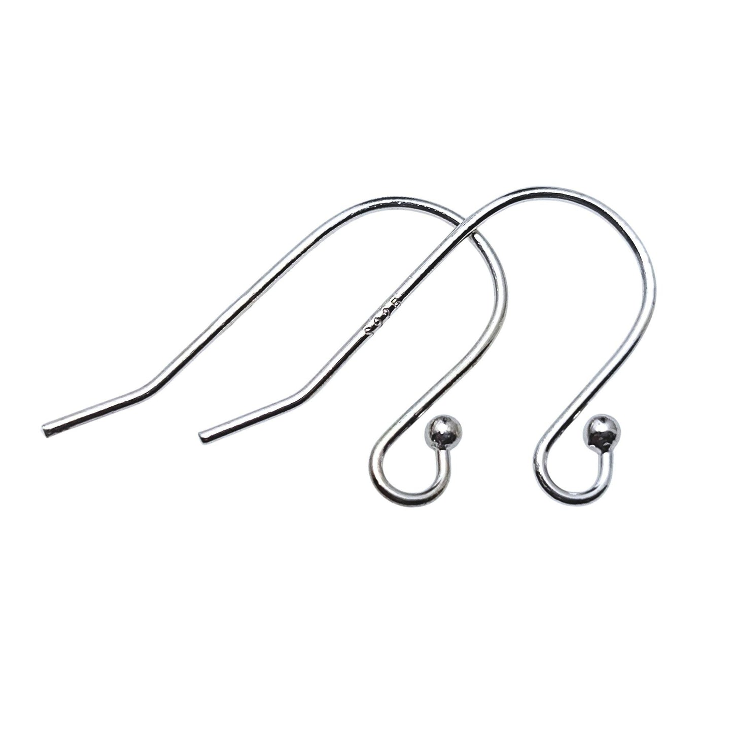 925 Sterling Silver Earring Hook French Wire Earring Findings Hook Ear Wire Earrings Jewelry Making Earrings Findings Supply