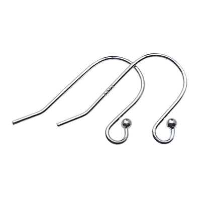 925 Sterling Silver Earring Hook French Wire Earring Findings Hook Ear Wire Earrings Jewelry Making Earrings Findings Supply
