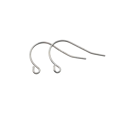 925 Sterling Silver S Shape Earring Hook French Wire Earring Findings Hook Ear Wire Earrings Jewelry Making Earrings Style #4