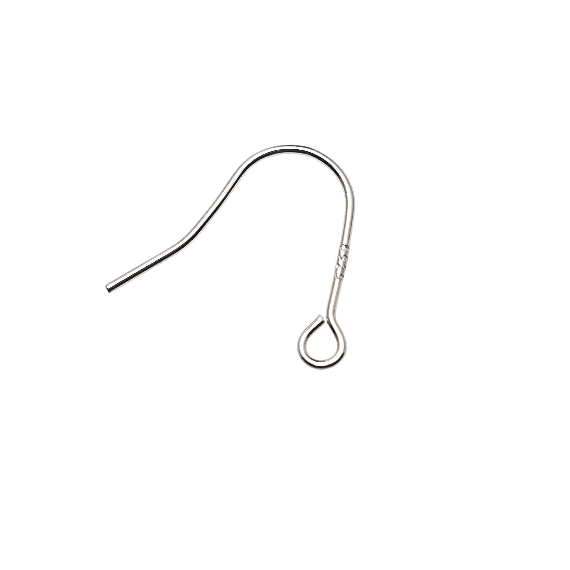 925 Sterling Silver Revert U Shape Earring Hook French Wire Earring Findings Hook Ear Wire Earrings Jewelry Making Earrings Style #6