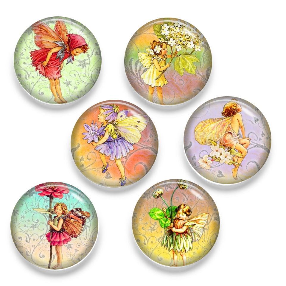 25mm Glass Cabochon, Glass Dome for Jewelry and Pendant Making Group A
