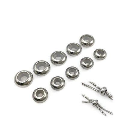 Stainless Steel Slider Clasp Stopper For Making Bolo Bracelet