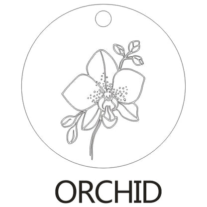 Delicate Birth Flowers Necklace Flora Collection Poppy Peony Rose Necklace Women Jewelry Gift 15mm, 18inch