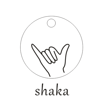 Hand Gestures Necklace Simple Disk Sign Language ASL Pendant Necklace For Sister Daughter Best Friends Necklaces 12mm Disc