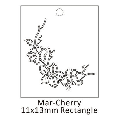 Delicate Birth Flowers Necklace Carnation Rose Charms Layering Flower Month Disc Necklace Jewelry Mother Women Gift 15mm, 18inch